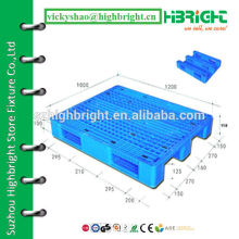 four way perforated surface HDPE plastic pallet